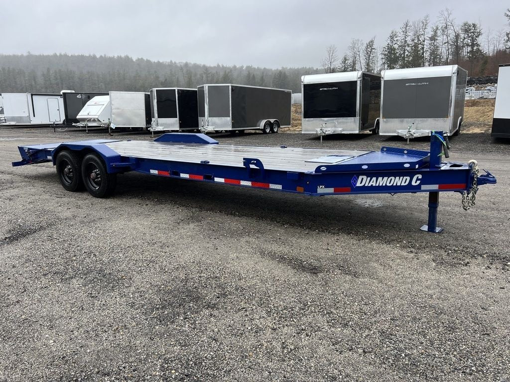 2022 Diamond C 7×24 20K Low Profile Equipment Trailer w/Max Ramps image 0