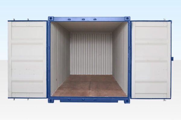 20Ft Shipping Container (One Trip) – Blue image 2