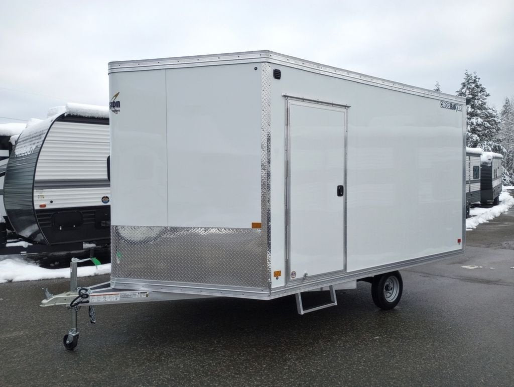 2024 Mission Trailers 101×12 Aluminum 2 Place Crossover 3.0 w/Side X Side Pkg, Rear Canopy image 0