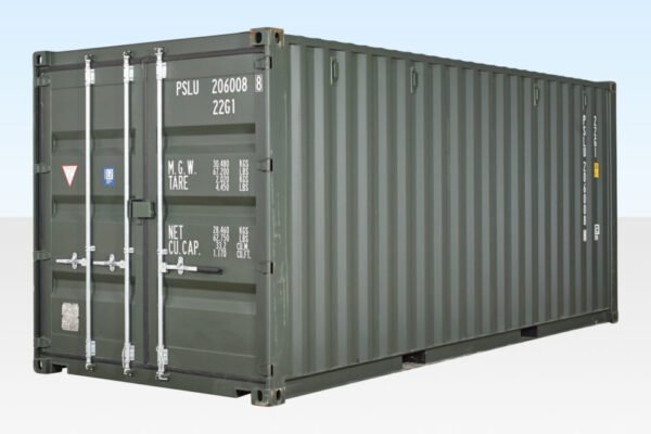 20Ft Shipping Container (One Trip) – Dark Green image 0