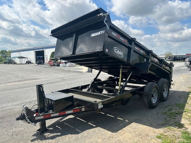 CAM Superline Beast 7 x 14 Dump Trailer – Hydraulic Jack image 3