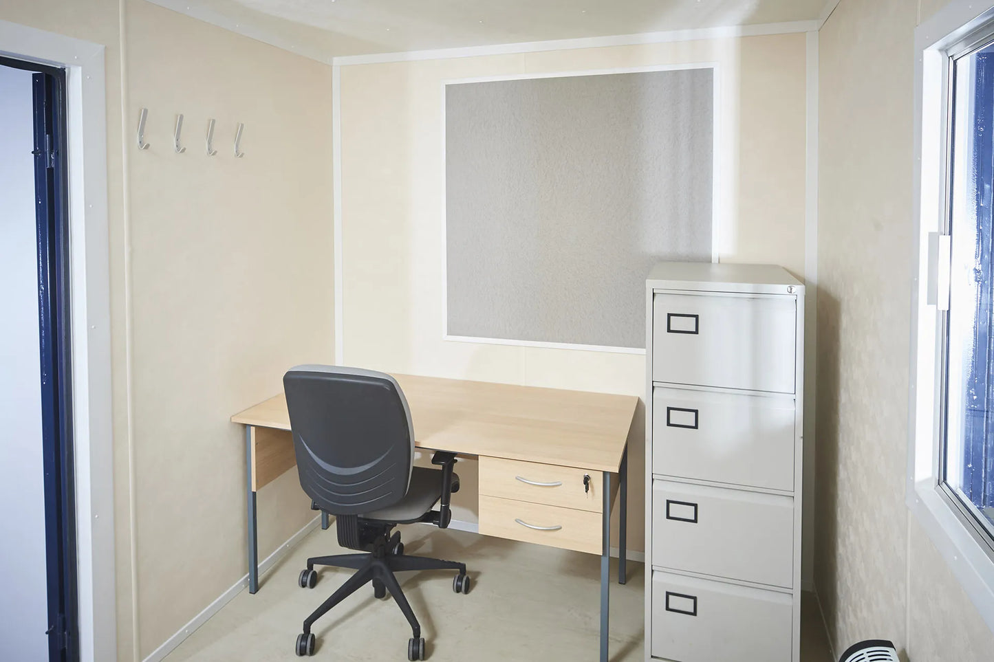 12Ft x 8Ft Steel Anti-Vandal Office Cabin image 0