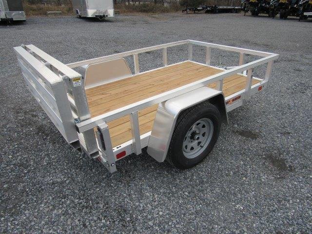 Sport Haven 5×8 Aluminum Utility Trailer – Bi-Fold Ramp Gate image 2