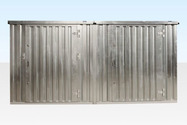 3M X 4.2M Side Linked Flat Pack Container Bundle (Galvanised) image 3