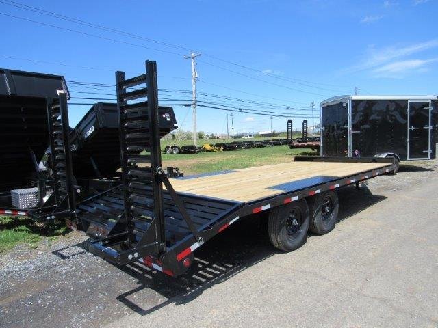 Big Tex 102″ x 20′ Deckover Equipment Trailer – Self Clean Beavertail image 2