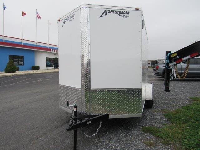 Homesteader 7 x 14 V-Nose Enclosed Trailer – 12″ Added Height image 2