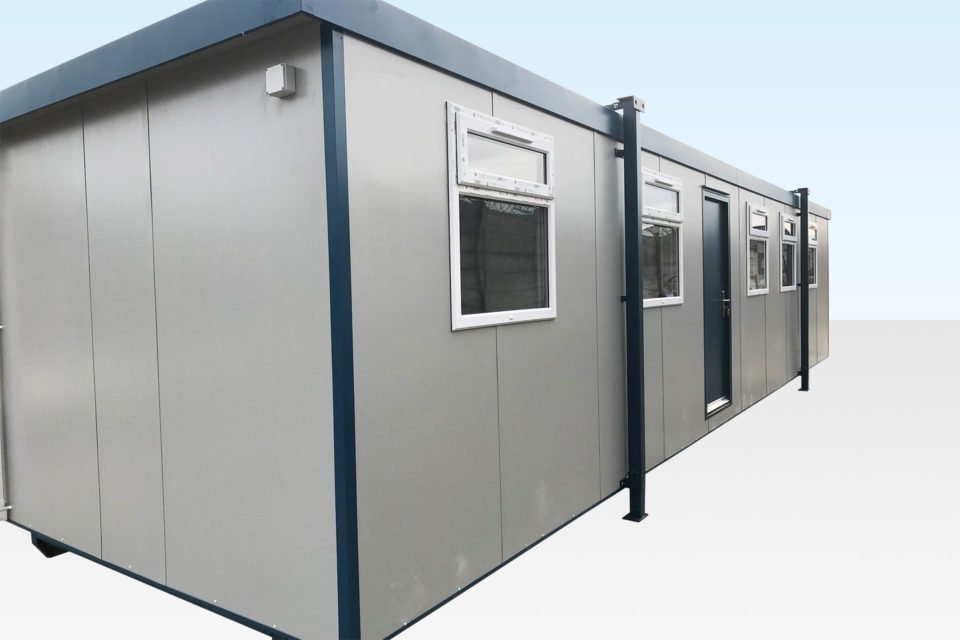 48Ft x 10Ft Jackleg Office Cabin image 0