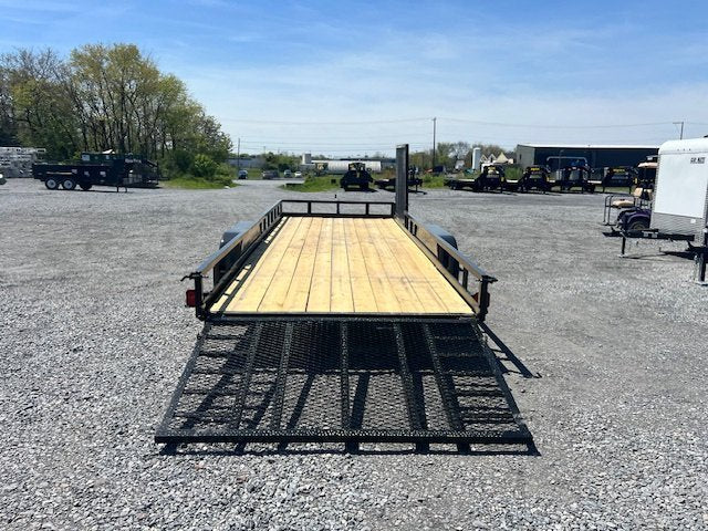 Carry-On 7 x 20 Landscape Utility Trailer – Side Ramp Gate image 1