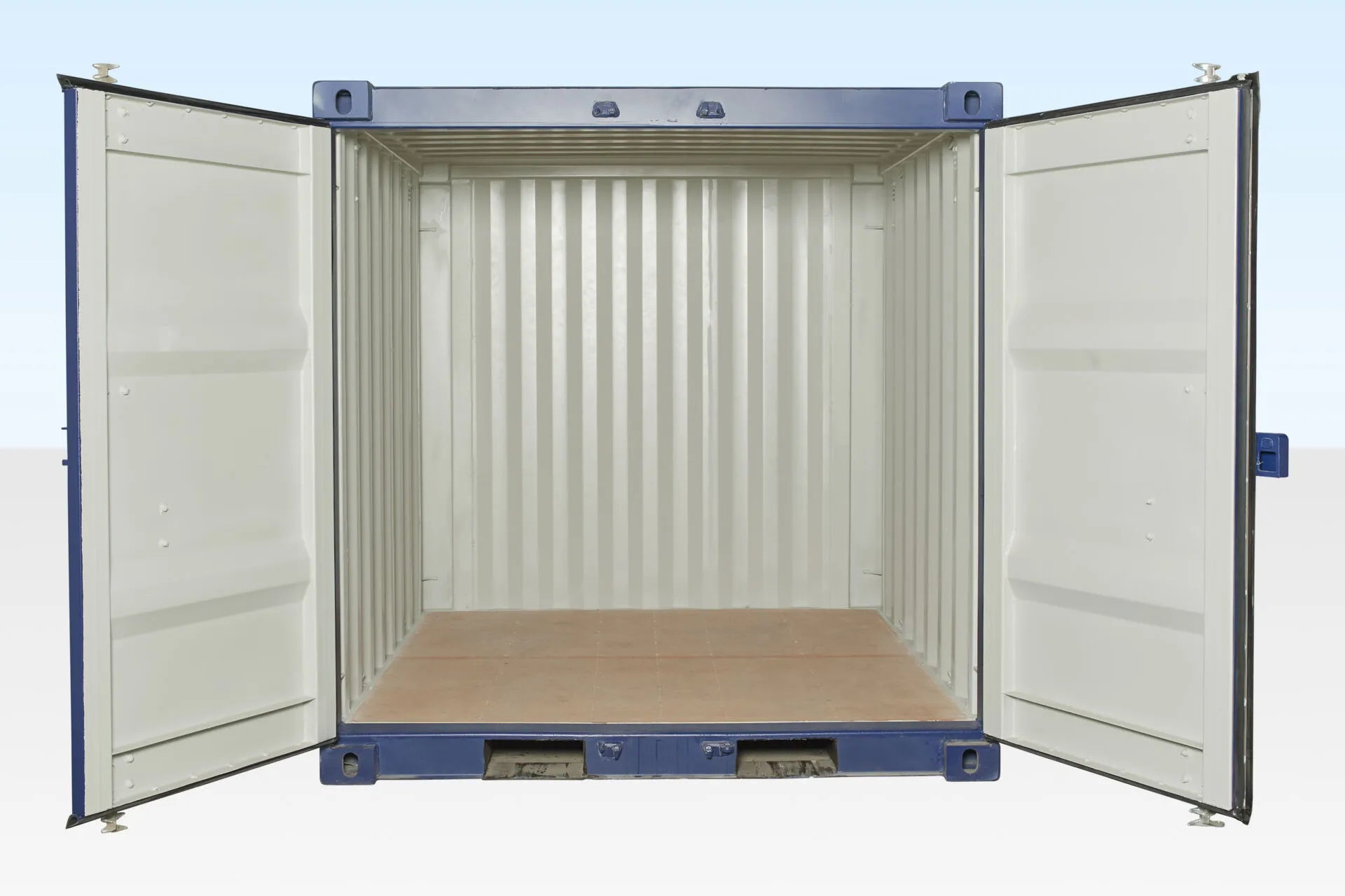 8Ft Shipping Container One Trip (Blue) image 2
