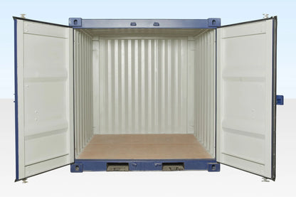 8Ft Shipping Container One Trip (Blue) image 2