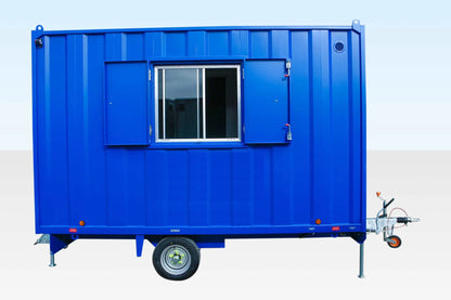 12Ft x 7Ft 6in Steel Mobile Anti-Vandal Office Cabin image 0