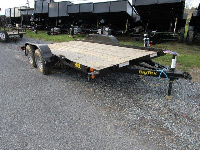 Big Tex 7 x 14 Economy Tandem Axle Car Hauler – Slide Out Ramps image 0