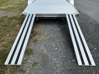 Sport Haven 7×20 Premium Aluminum Car Trailer – 6k Torsion Axles image 0