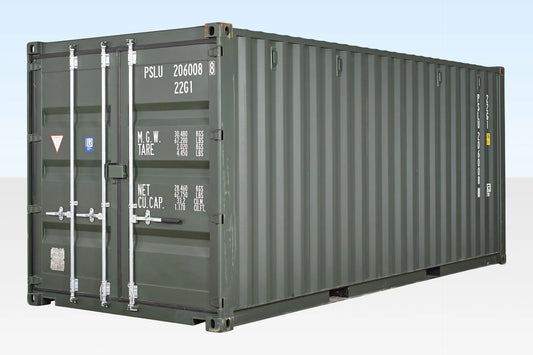 20Ft Shipping Container (One Trip) – Dark Green image 0