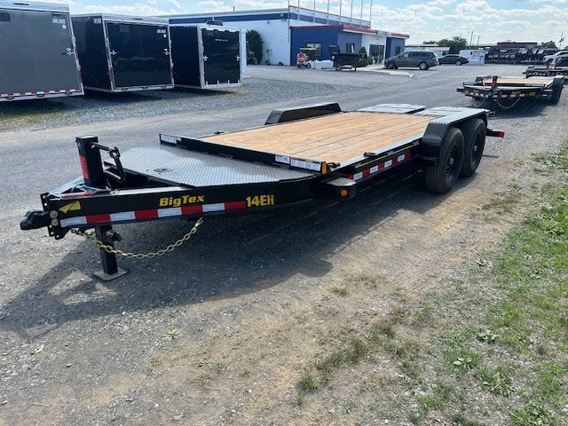 Big Tex 14EH Low Profile 7 x 16 Equipment Trailer – Mega Ramps image 0