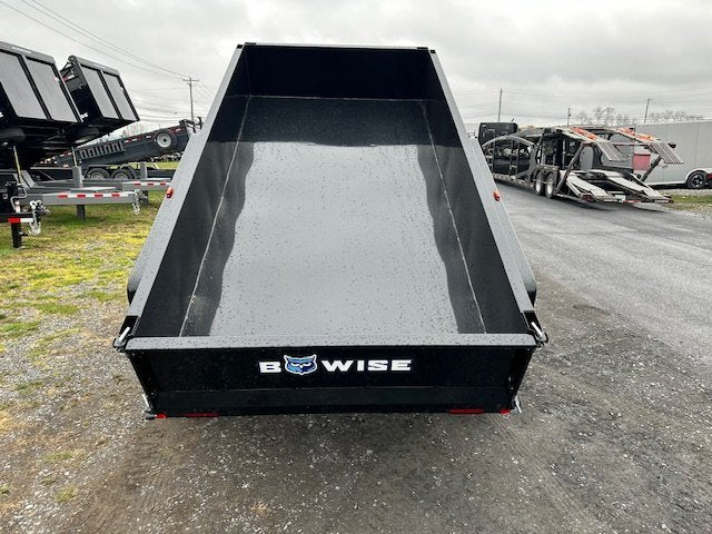 BWise 5 x 10 Low Profile Dump Trailer – Spreader Gate image 1