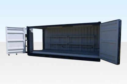 20Ft X 8Ft Open Side Bunded Open Mesh Floor Store image 1