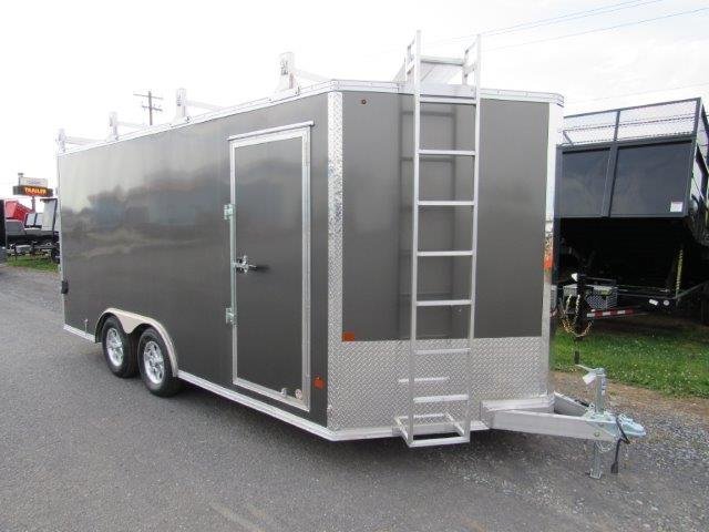 Cargo Pro 8.5×16 Aluminum Enclosed V-Nose Trailer image 0