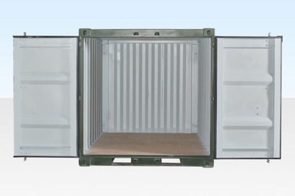 8Ft One Trip Shipping Container (Green) image 0