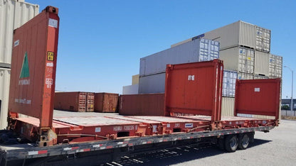 20Ft X 8Ft Used Flat Rack Shipping Containers image 1