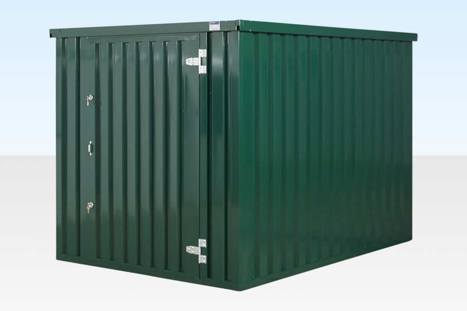 3m x 2.1m Flat Packed Storage Container image 0