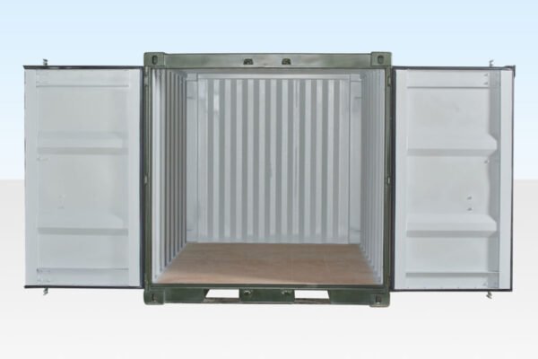 8Ft One Trip Shipping Container (Green) image 1