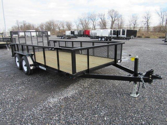 Premier 7 x 16 Landscape Utility Trailer – HD Ramp Gate image 0