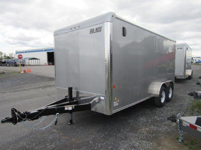 Car Mate 7 x 16 Enclosed Cargo Trailer – 10K GVW Upgrade image 2