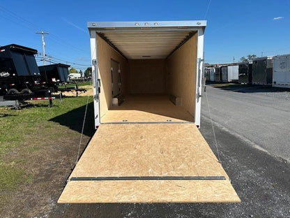 ATC 8.5 x 28 Enclosed Aluminum Car Trailer – Rear Spoiler image 1