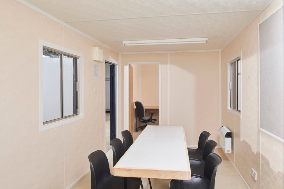 20Ft x 8Ft Steel Office/Canteen Cabin image 1