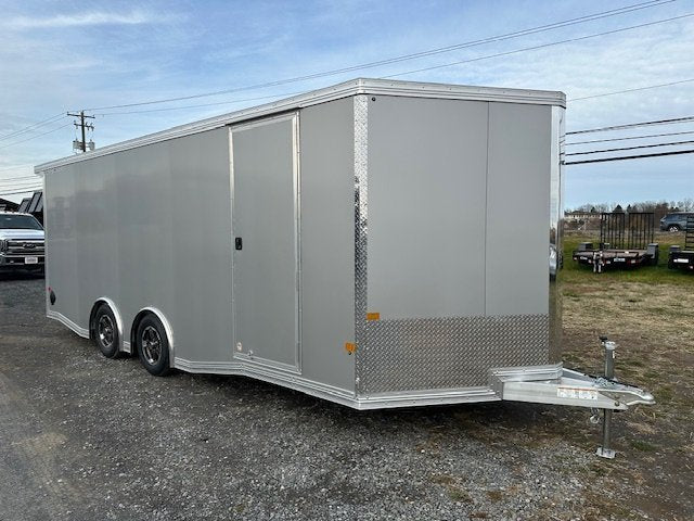 Cargo Pro 8.5 x 20 Aluminum V-Nose Car Hauler – Escape Door image 0