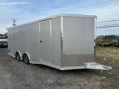 Cargo Pro 8.5 x 20 Aluminum V-Nose Car Hauler – Escape Door image 0