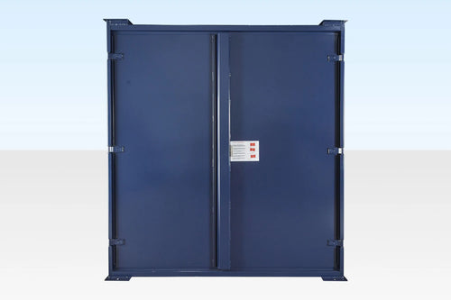 12Ft x 8Ft Steel Store Cabin (Suitable for stacking) image 0