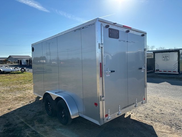 Cargo Pro 7 x 14 V-Nose Aluminum Cargo Trailer – Ramp Door image 2