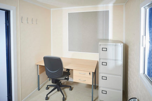 12Ft x 8Ft Steel Anti-Vandal Office Cabin image 0