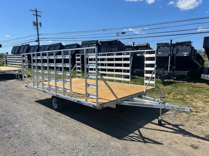 Cargo Pro 8 x 14 Aluminum ATV Trailer – 4′ Aluminum Ramps image 0