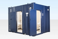 2+1 Steel Toilet Cabin 12Ft x 9Ft image 0
