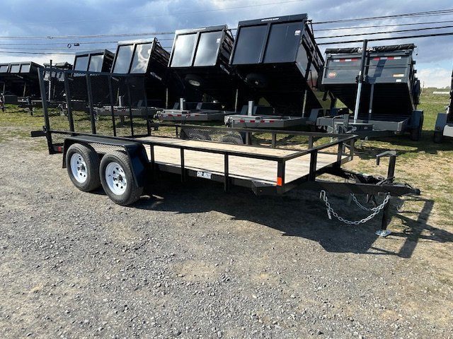 Car Mate 6 x 14 Landscape Utility Trailer – Landscape Ramp image 0