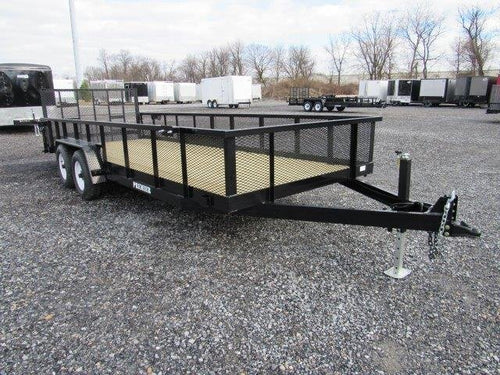 Premier 7 x 20 Landscape Utility Trailer – HD Ramp Gate image 0
