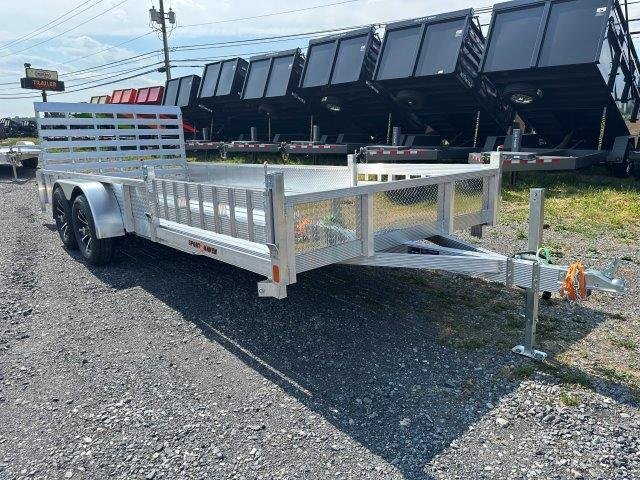 Sport Haven 7×18 Aluminum Utility Trailer – ATV Ramps image 0
