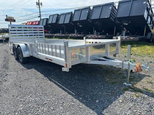 Sport Haven 7×18 Aluminum Utility Trailer – ATV Ramps image 0