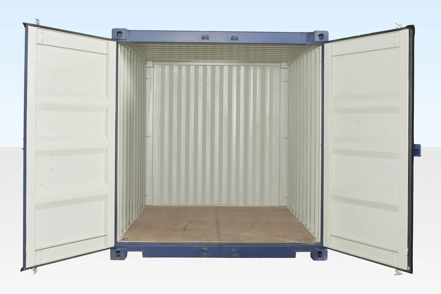 10Ft X 8Ft Shipping Container (One trip) – Blue image 2