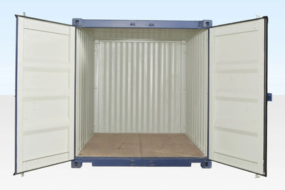 10Ft X 8Ft Shipping Container (One trip) – Blue image 2