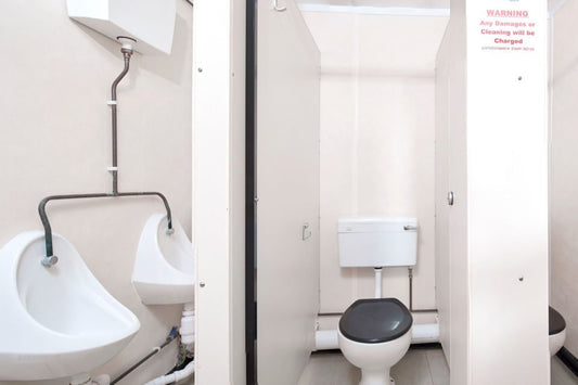 2+1 Steel Toilet Cabin 12Ft x 9Ft image 0