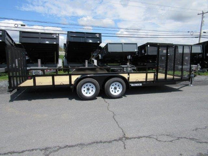 Premier 7 x 20 Landscape Utility Trailer – Side ATV Gate image 1