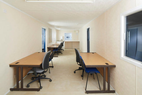 32Ft x 10Ft Steel Office/Canteen Cabin image 0