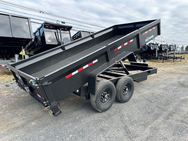 BWise 7 x 16 Low Profile Dump Trailer – Telescopic Cylinders image 2