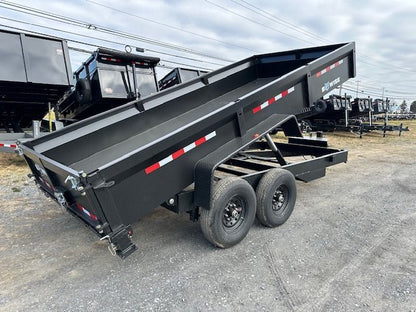 BWise 7 x 16 Low Profile Dump Trailer – Telescopic Cylinders image 2