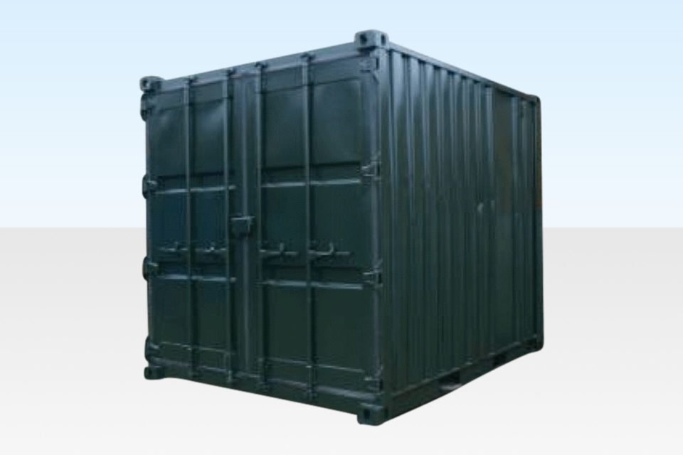 Used 10Ft Cut Down Container image 0