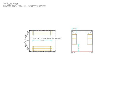 Fastfit Three Tier Racking (Single Bay) image 1
